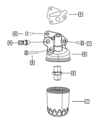 6101794 - 3.3L Gas; Engine: Hex Head Bolt And Coned Washer, Mounting for Mopar Image image