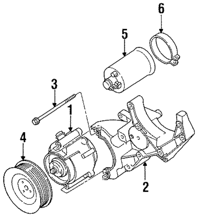 53030784 - Emission Control: Vapor Canister Bracket for Mopar Image