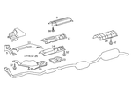 1246820371 - : Shielding for Mercedes-Benz: 200, 200D, 260E, 300CE, 300D, 300E, 400E Image