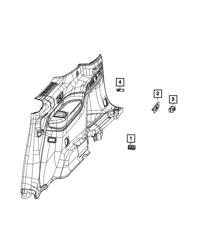 « 68428592AD – Electrical : Siège Motorisé Commutateur pour Mopar Image »