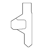 91568TR0003 - Body: Door Weather-strip Retainer for Honda Image
