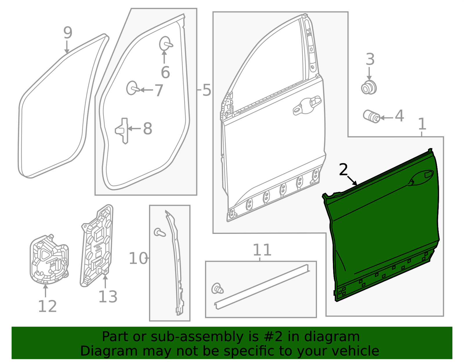2023-2026 Honda Outer Panel 67151-T90-A00ZZ | OEM Parts Online
