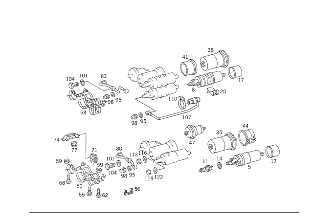 1244700281 - : Holder for Mercedes-Benz Image