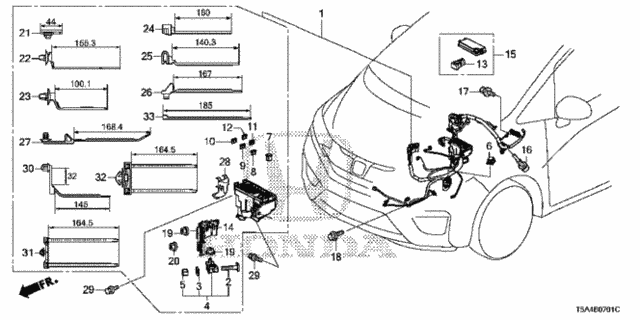 Wire Harness (2) for 2016 Honda Fit #0