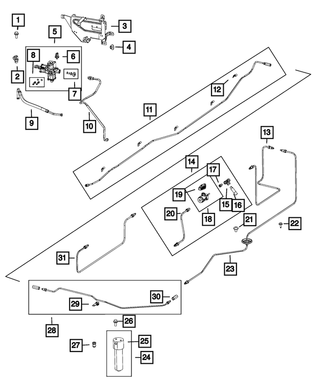 68139895AC - : Fuel Pressure Regulator for Mopar Image
