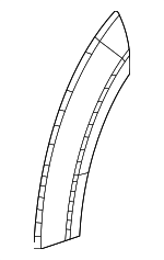 Wheel Flare Molding Right