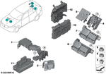 61148793045 - Vehicle Electrical System: Cover Base B+ for BMW Image