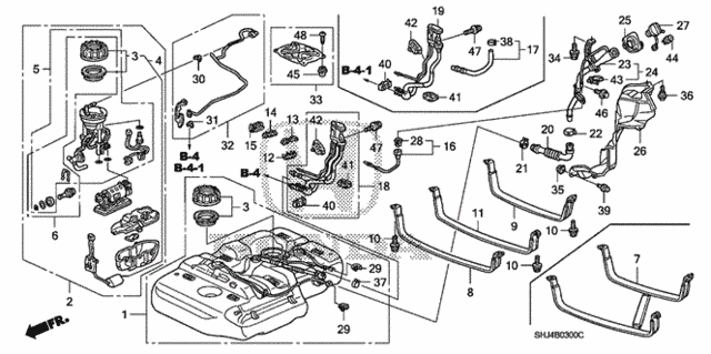 Fuel Tank for 2007 Honda Odyssey #0