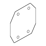 51127425457 - Body: Impact Bar Gasket for BMW: X5, X6, X7, XM Image