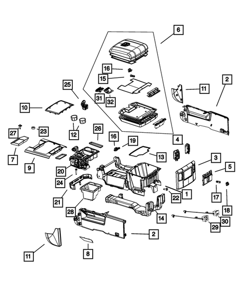 Consoles for 2014 Ram 1500 #1