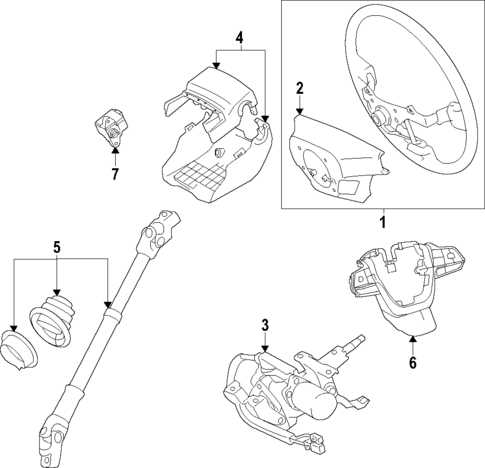 Steering Column for 2025 Toyota GR86 #0