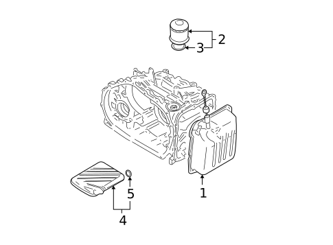 Transaxle Parts for 2003 Mitsubishi Eclipse #0