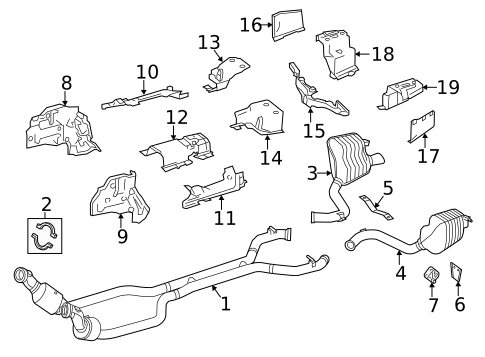 Exhaust Components for 2014 Mercedes-Benz SL65 AMG #0