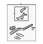 1K0803091E - Body: Side Member Assembly for Volkswagen: Eos, Golf, Golf R, GTI, Jetta, R32, Rabbit Image