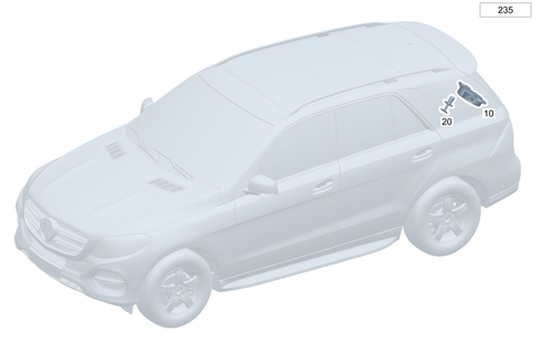 Parktronic System (Pts) for 2025 Mercedes-Benz EQE 500 SUV #0