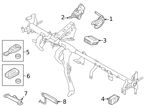 Keyless Entry Components for 2011 Kia Soul #0