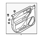 LB5Z7823942CD - Body: Door Trim Panel for Ford: Explorer Image
