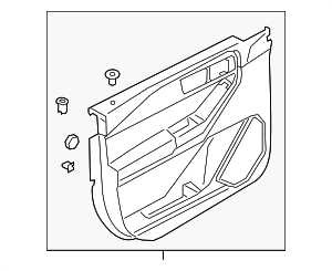 LB5Z7823943GB - : Door Trim Panel for Ford: Police Interceptor Utility Image