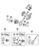 68404056AA - Differential and Drive Line: Pinion Shaft Shim Kit for Mopar Image