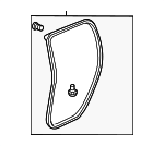72850SJCA01 - : Door Weather-Strip for Honda Image