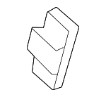 LR151277 - : 2022-2023 Land Rover - Power Seat Switch Bezel for Land Rover: Range Rover, Range Rover Sport Image