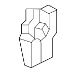 LR164909 - Body: Lower Quarter Trim Insulator for Land-Rover Image