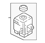 8W1919616D - Body: Radio Switch for Audi: A4, A4 allroad, A4 Quattro, A5 Quattro, A5 Sportback, RS5, RS5 Sportback, S4, S5, S5 Sportback Image
