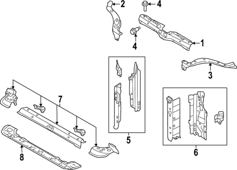 Radiator Support for 2025 Subaru WRX #0