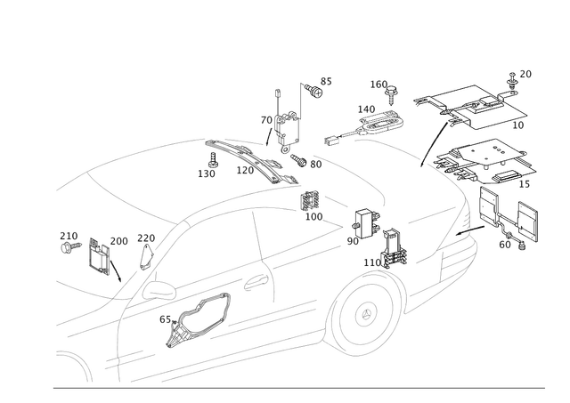 2019900192 - Electrical System: Expansion Rivet for Mercedes-Benz Image image