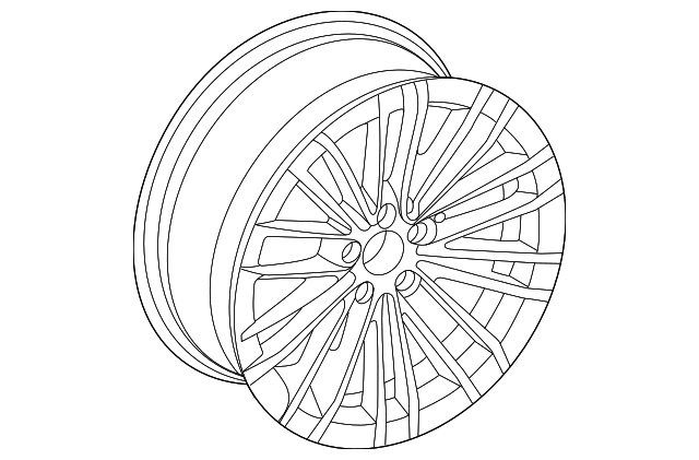 Genuine OEM Wheel | 223-401-33-00-64-7X23 | Fits Select 2021-2025