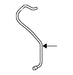 8K0201183A - Fuel System: Vent Tube for Audi: A4, A4 Quattro, A5, A5 Quattro, allroad, RS5, S4, S5 Image