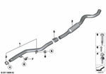 18307633093 - Exhaust System: Holder Catalytic Converter Near Engine for BMW Image