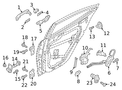 Rear Door for 2020 Hyundai Elantra #0