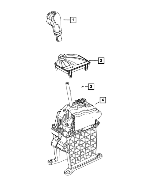 Gearshift Controls and Related Parts for 2022 Jeep Compass #2