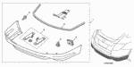 8F01SEP2M0BX - Accessory Components: CLIP, FEMALE for Honda Image
