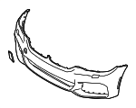 51118073721 - Body: Bumper Cover for BMW Image