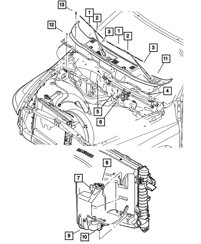 « 55077098AK – Wiper/Lock Cylinder and Keys : Essuie-glace Module pour Mopar Image »
