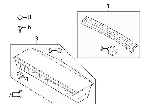 Interior Trim - Rear Body for 2024 Kia Sorento #0