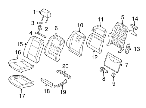 Power Seats for 2008 BMW X5 #2