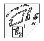 4883906AJ - Body: Uniside Assembly for Dodge: Dakota Image