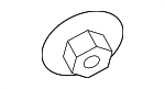 N91068501 - Fuel System: Heat Shield Nut for Audi Image