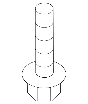 N91243601 - Fuel System: Fuel Tank Strap Screw for Audi Image