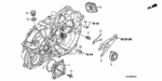21131PPR000 - Transmission - Manual: COVER, L. SIDE for Honda Image