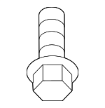 7119904517 - Electrical: Control Module Bolt for BMW: 1 Series M, 128i, 135i, 318ti, 323Ci, 325Ci, 325i, 325xi, 328Ci, 328i, 328i xDrive, 328xi, 330Ci, 330i, 330xi, 335d, 335i, 335i xDrive, 335is, 335xi, 740e xDrive, 740i, 740i xDrive, 745e xDrive, 750e xDrive, 750i, 750i xDrive, 760i xDrive, i7, M3, M5, M6 Gran Coupe, M760i xDrive, X3, X4, Z3 Image