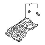GDYB5371Y - Body: Rear Floor Pan for Mazda: 626 Image