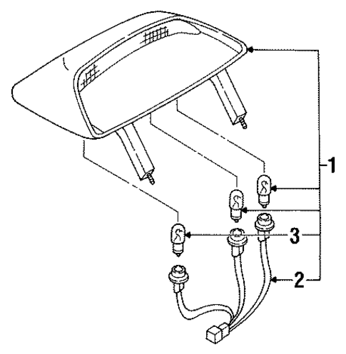 Bulbs - Chassis for 1995 INFINITI J30 #2