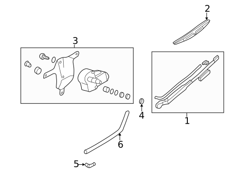 Wipers for 2002 Nissan Quest #1