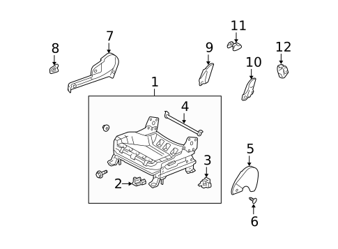 Tracks & Components for 2006 Scion xA #0
