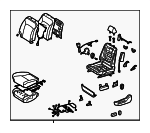 7120053D50B3 - Body: Seat Assembly for Lexus: IS250, IS350 Image