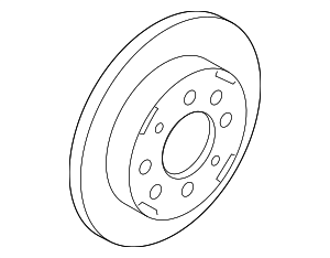 584112F100 - : Brake Rotor for Kia: Spectra, Spectra5 Image
